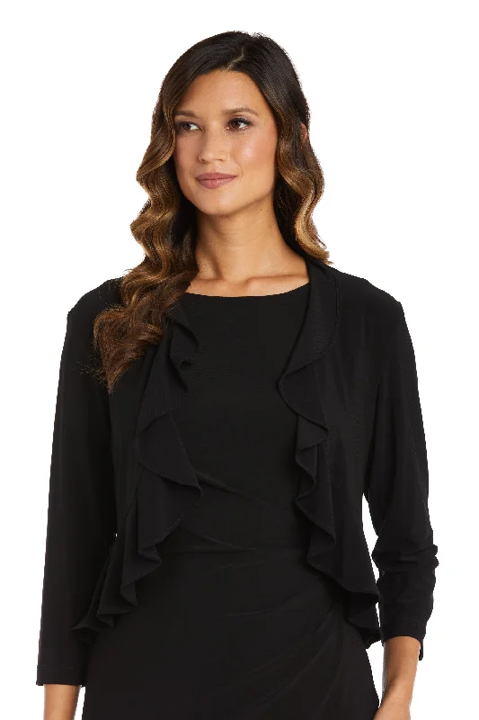 R&M Richards 42780 Formal 3/4 Sleeve Ruffle Jacket