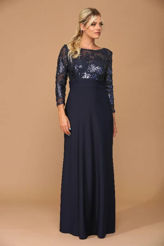 Eva Fashion EV3453 Navy 3XL Sale