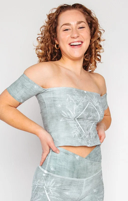 Off-Shoulder Bandeau - Pure Sage