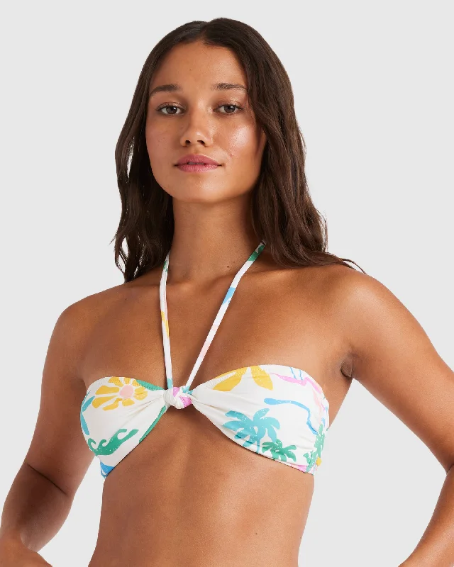 Womens Surfari Bandeau Bikini Top