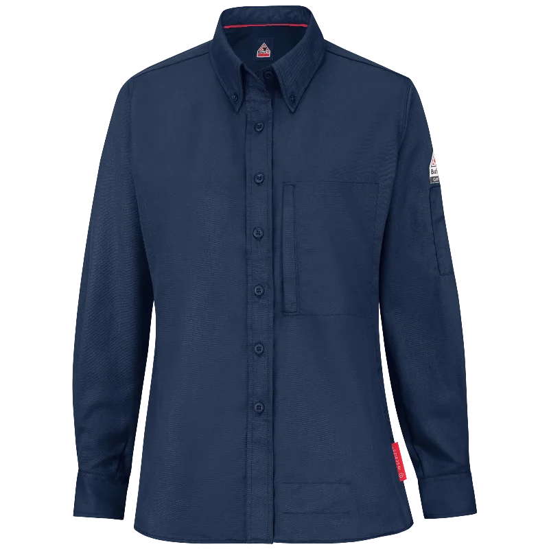 Bulwark Women's FR iQ Series® Midweight Comfort Woven Shirt - QS25