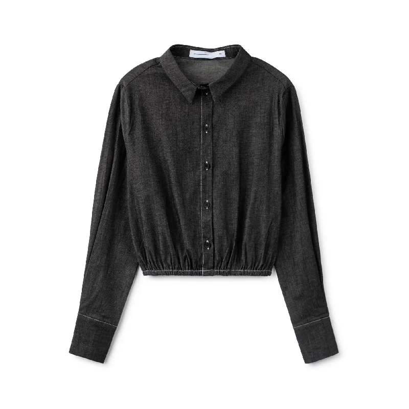 Signature Summer Shirt  IN: Black Denim