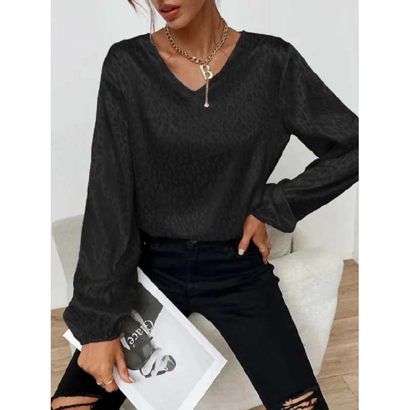 Women's Long Sleeve Printed Shirt