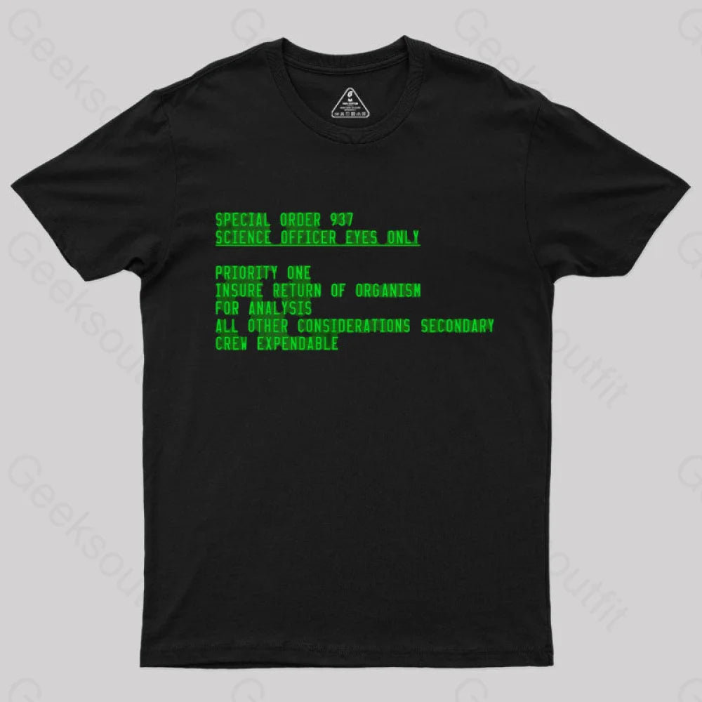 Alien Sonderauftrage 937 T-Shirt