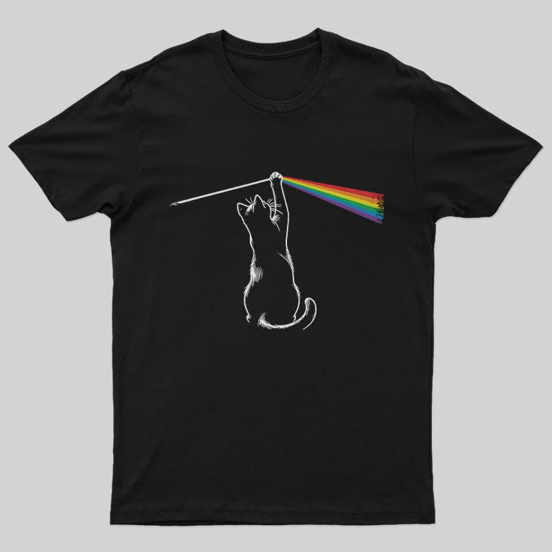 Pink Floyd Funny Cat Geek T-Shirt