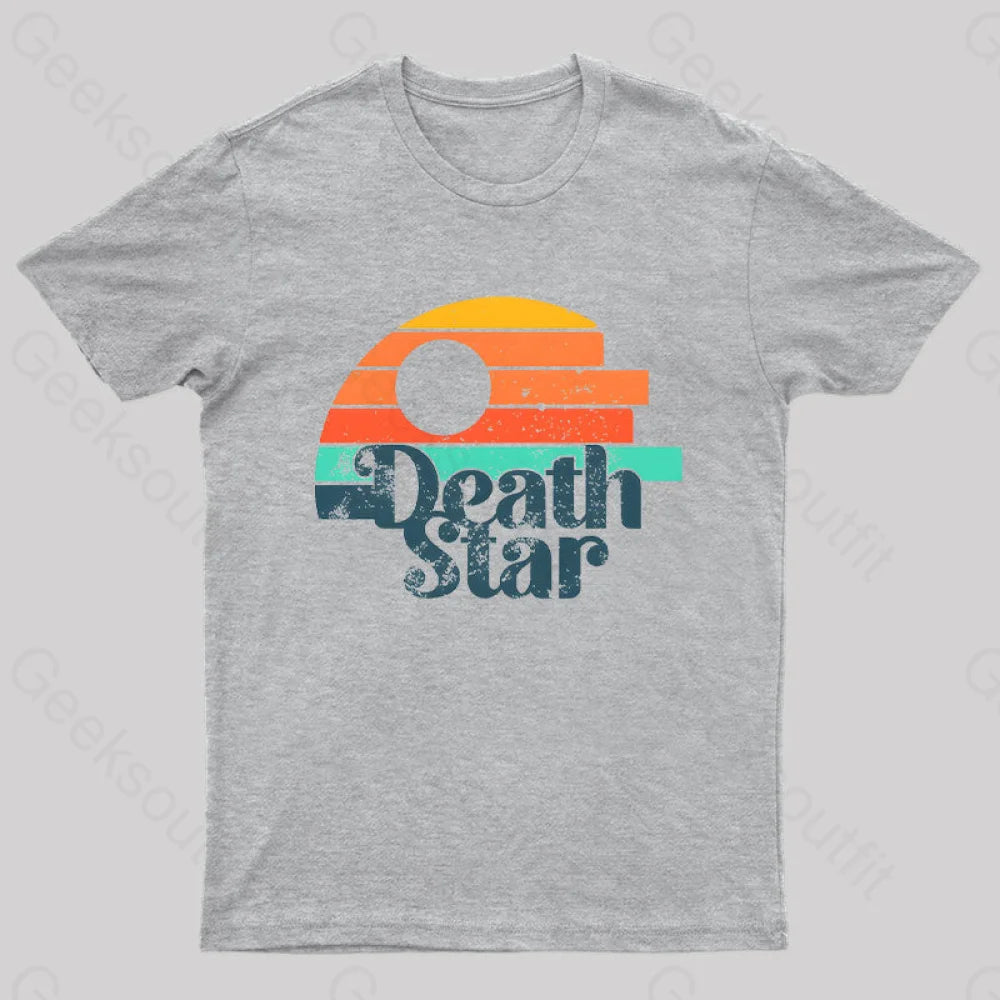 Retro Death Star Geek T-Shirt