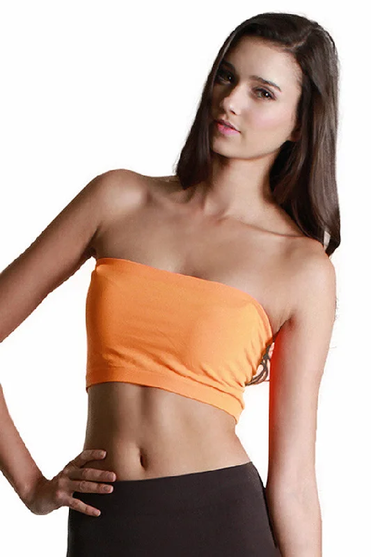 Orange Bandeau Top