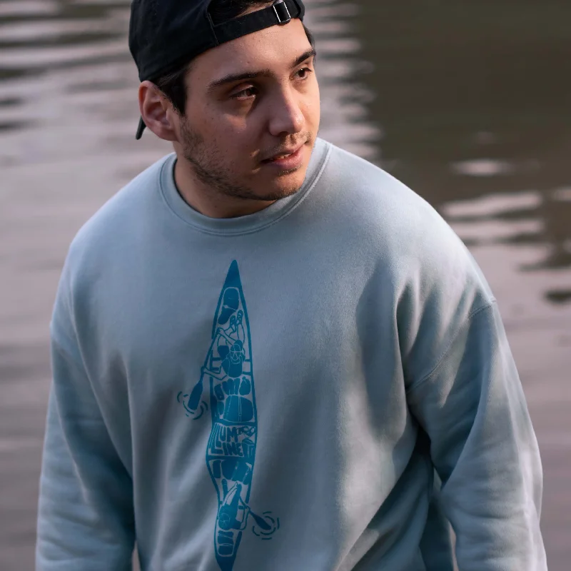 Canoeing Days Sweatshirt - Dusty Blue