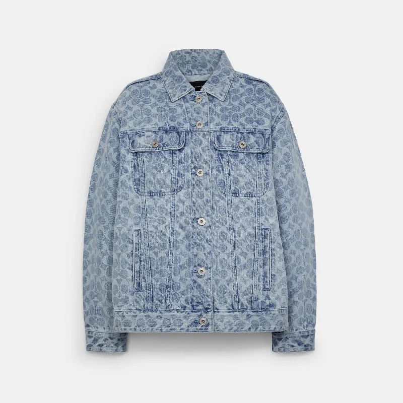 Coach Outlet Signature Denim Jacket