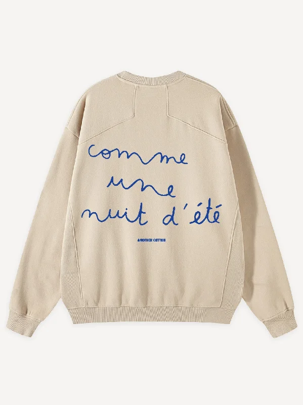 Une Nuit d'été Oversized Sweatshirt