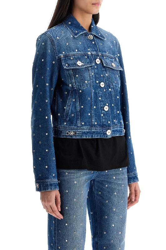 Versace "starry Sky Denim Jacket