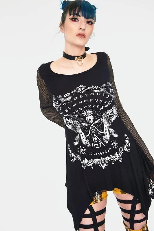 Ouija Board Long Sleeve Top