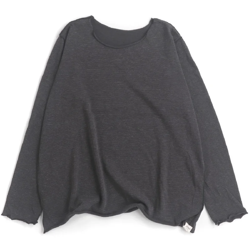 TAMAKI NIIME Cotton Long Sleeve Reversible Tee - Rainy Skies