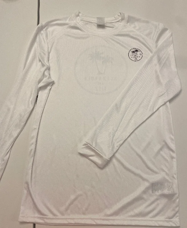 Alexander and Fitz Long Sleeved Performance Tee in White