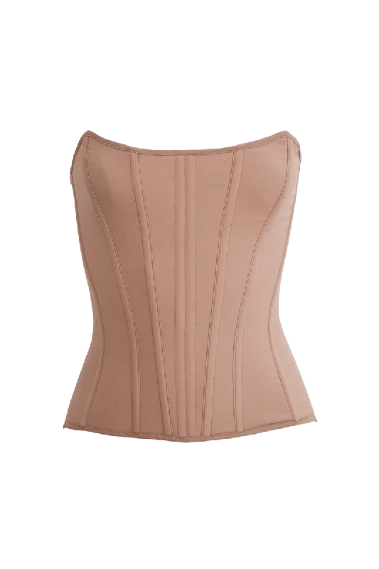 VICTORIAN CORSET IN NUDE